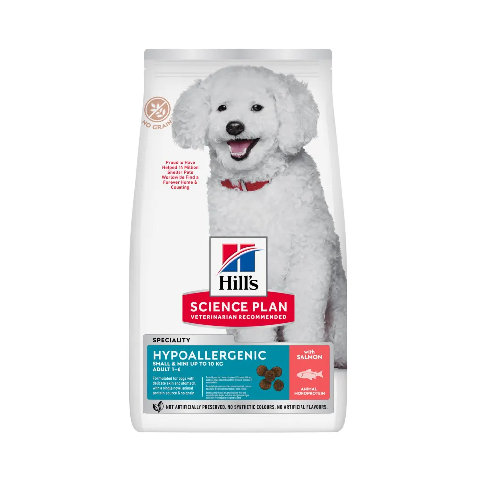 Hill's Science Plan Hypoallergenic Adult Small & Mini Hondenvoer - Zalm