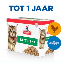 Hill's Science Plan - Kitten - Maaltijdzakje - Favourite Selection