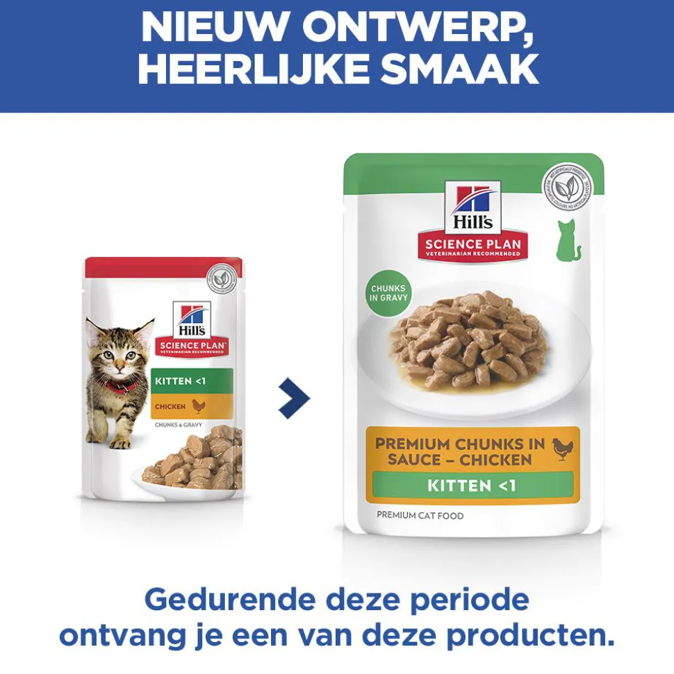 Hill's Science Plan - Kitten - Maaltijdzakje