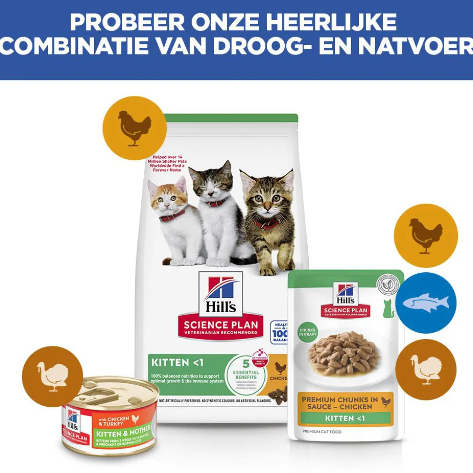 Hill's Science Plan - Kitten - Maaltijdzakje