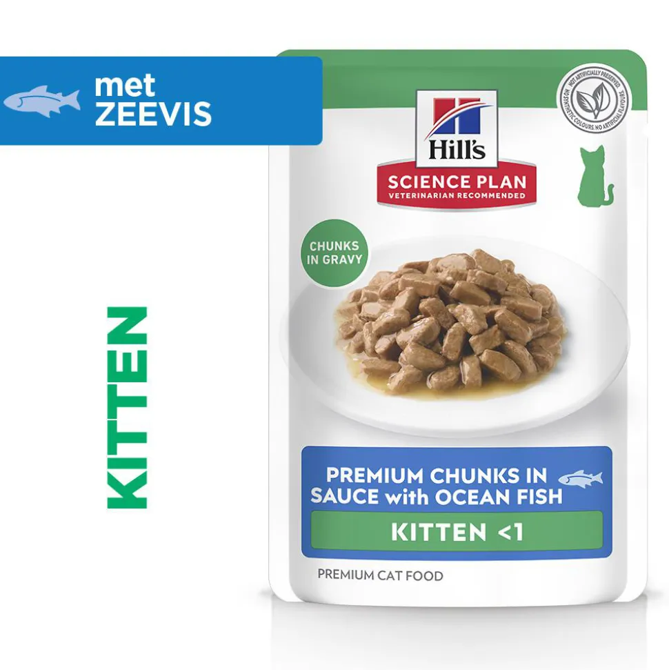 Hill's Science Plan - Kitten - Zeevis - Maaltijdzakje