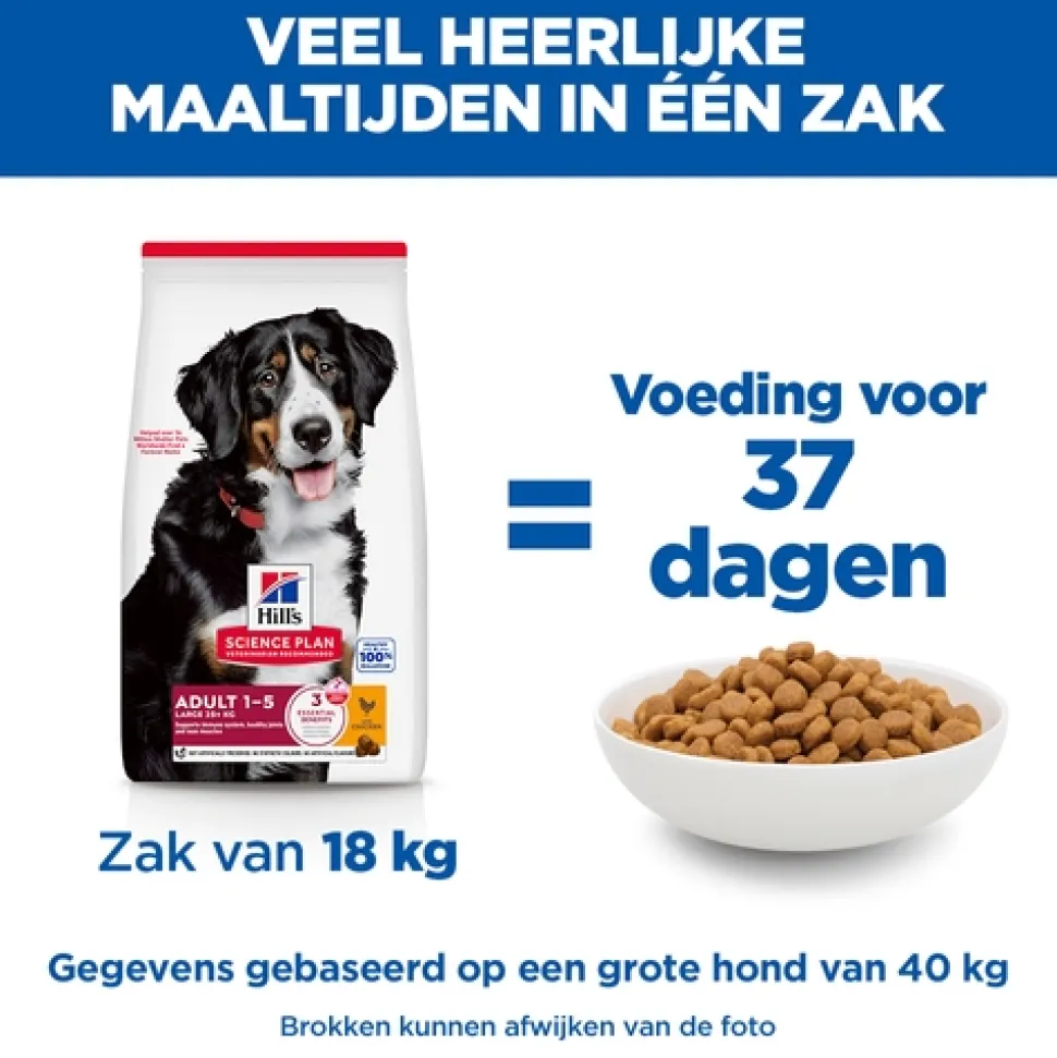Hill's Science Plan - Large Breed - Adult - Kip