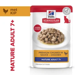 Hill's Science Plan Mature Adult - Kip - Maaltijdzakje