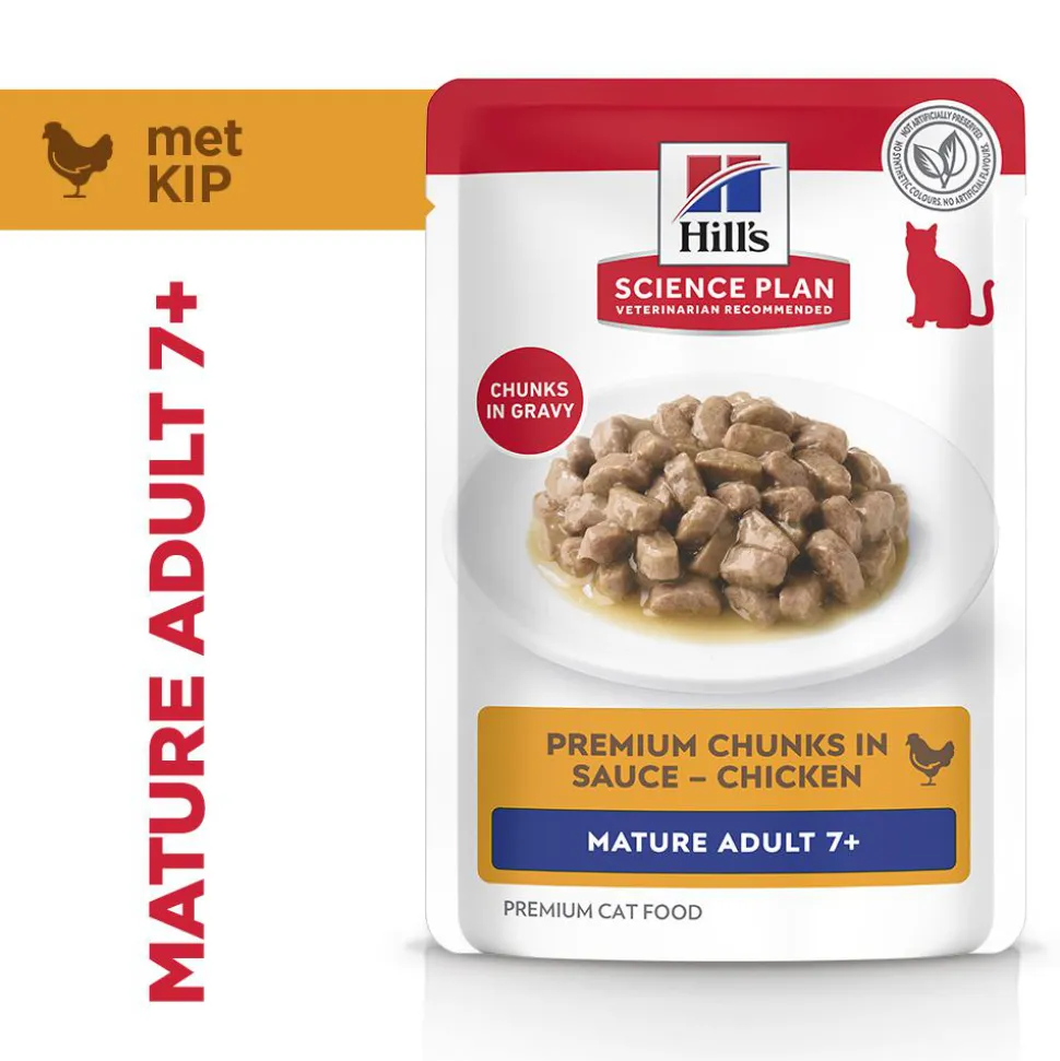 Hill's Science Plan Mature Adult - Kip - Maaltijdzakje