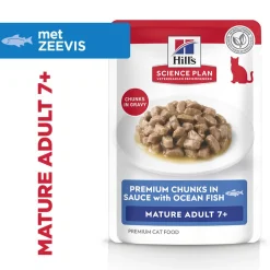Hill's Science Plan Mature Adult -  Zeevis - Maaltijdzakje