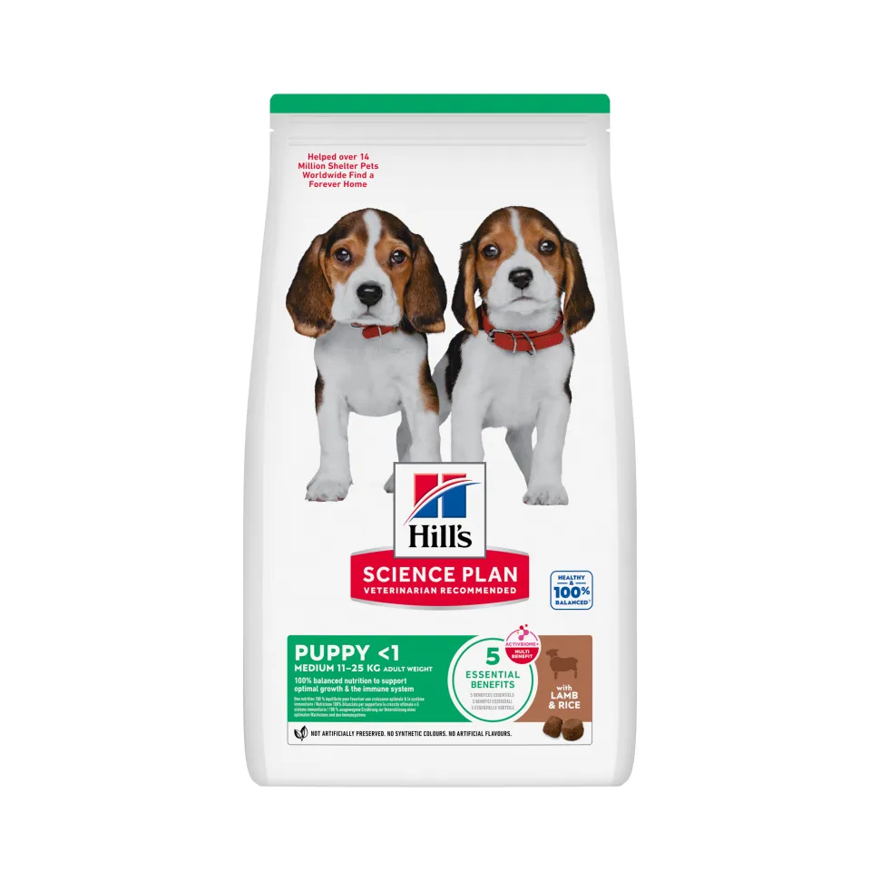 Hill's Science Plan - Puppy - Medium - Lam & Rijst