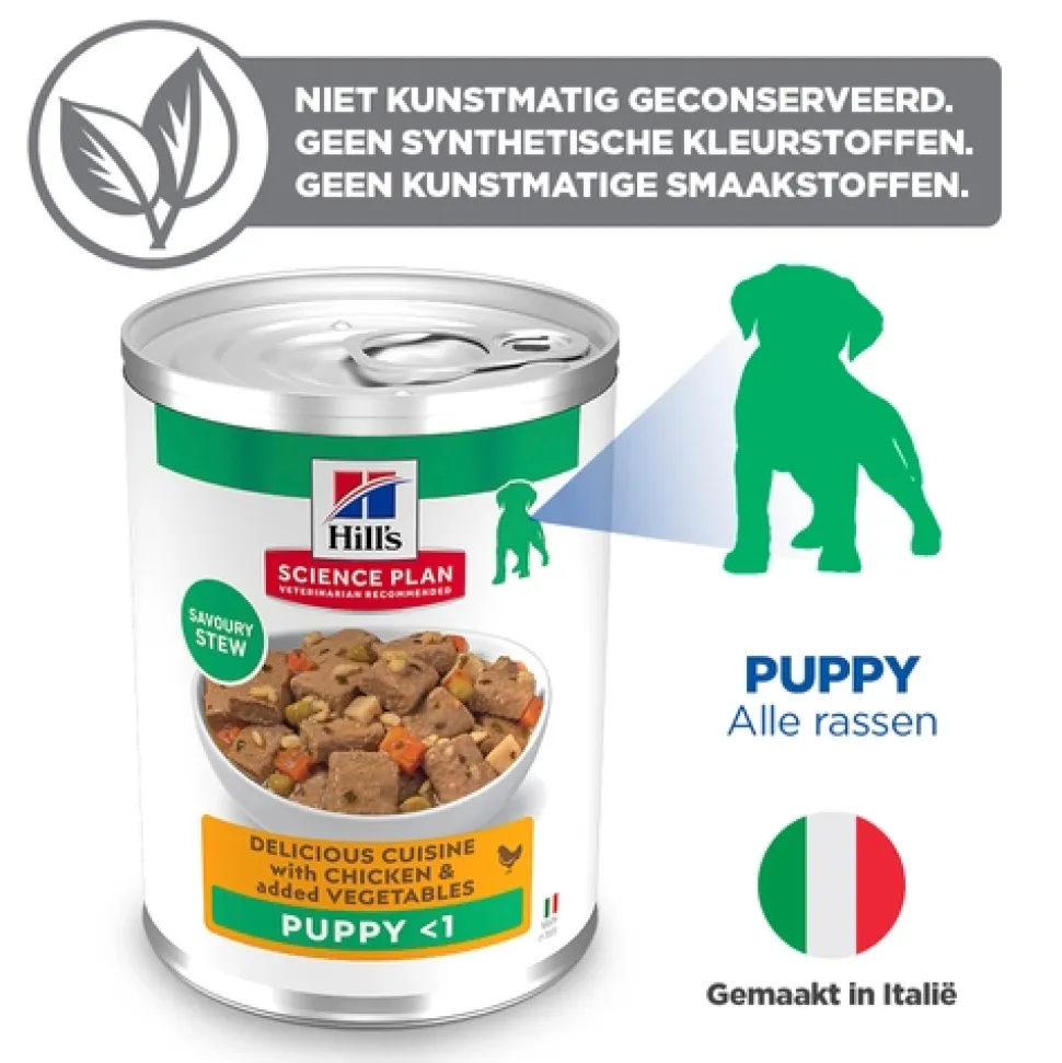 Hill's Science Plan - Puppy - Stoofpotje - Kip