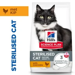 Hill's Science Plan Sterilised Cat - Mature Adult 7+ - Kip