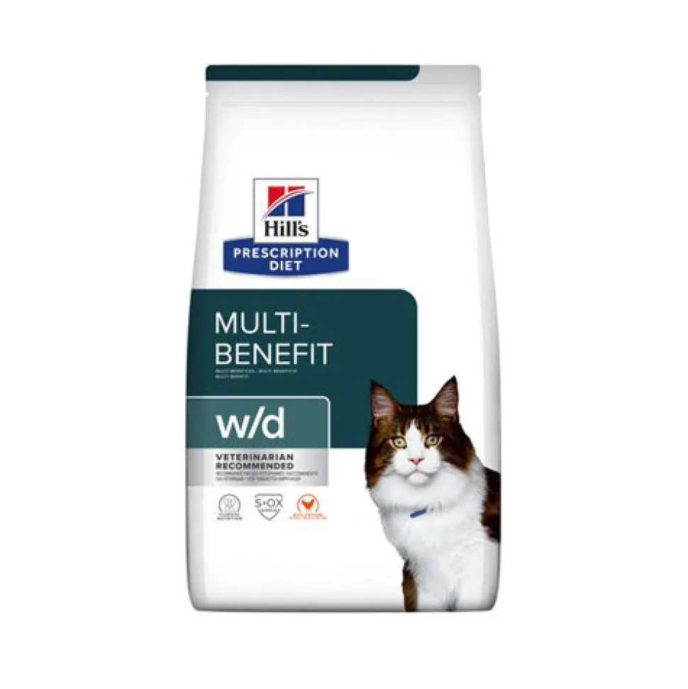 Hill's w/d Low Fat/Diabetes/Colitis - Prescription Diet - Feline