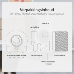 Hombli Smart Kattenbak met Camera