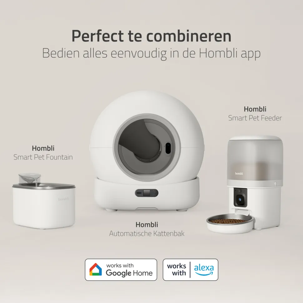 Hombli Smart Kattenbak met Camera