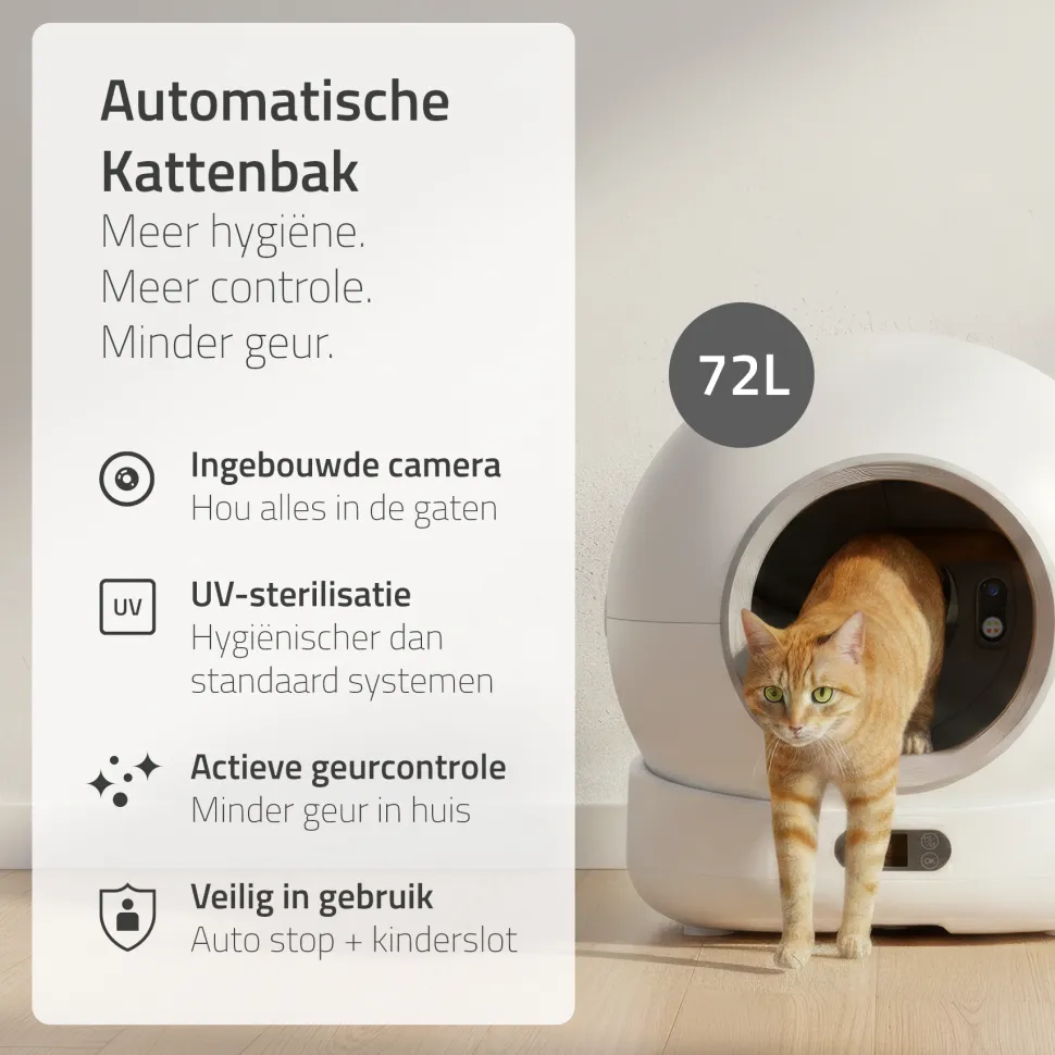 Hombli Smart Kattenbak met Camera