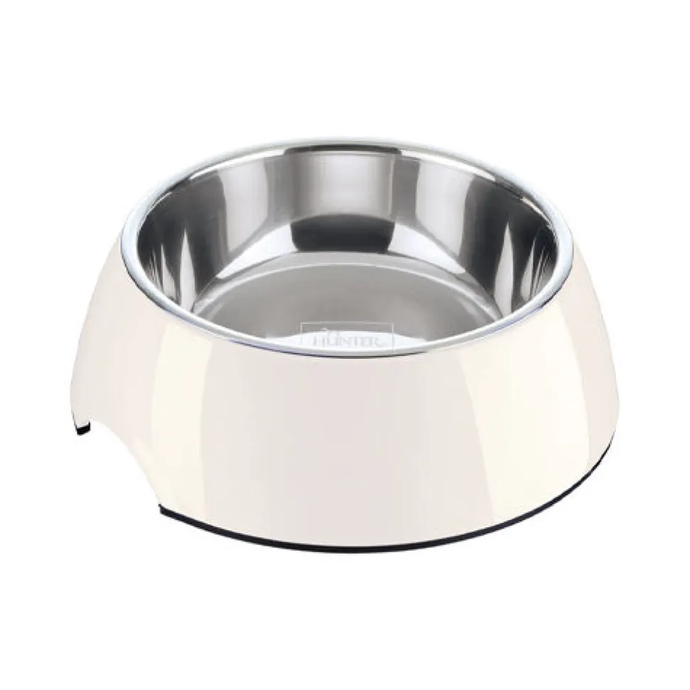 Hunter Melamine Voer- en Drinkbak - Wit