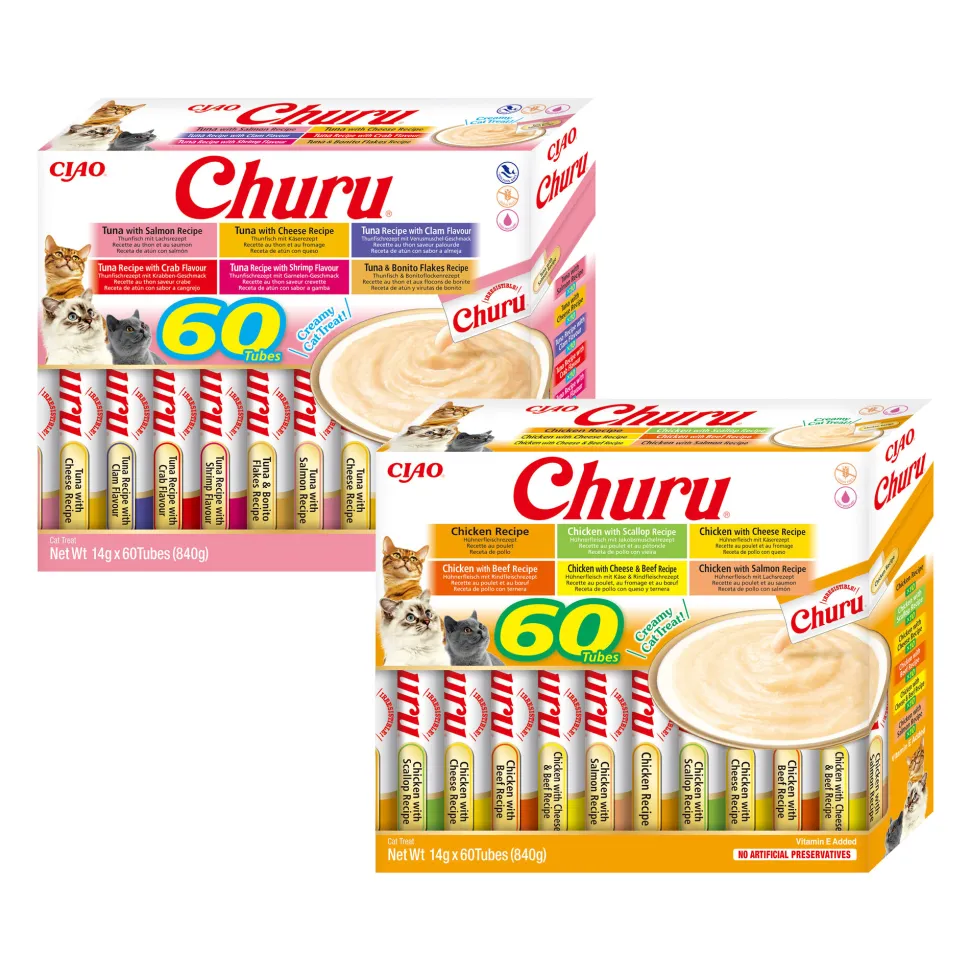 Inaba Churu Variety Box - 60 stuks