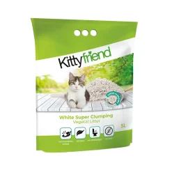 Kitty Friend White Super Clumping Kattenbakvulling