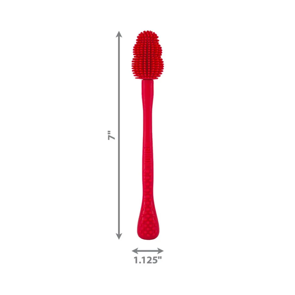 KONG Brush Schoonmaakborstel Rood