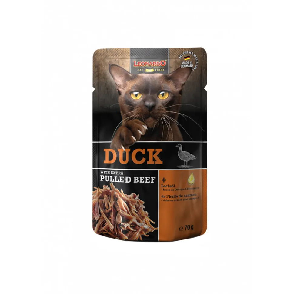 Leonardo Natvoer + extra pulled beef voor katten