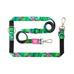 Max & Molly Multi-Function Hondenriem - Tropical