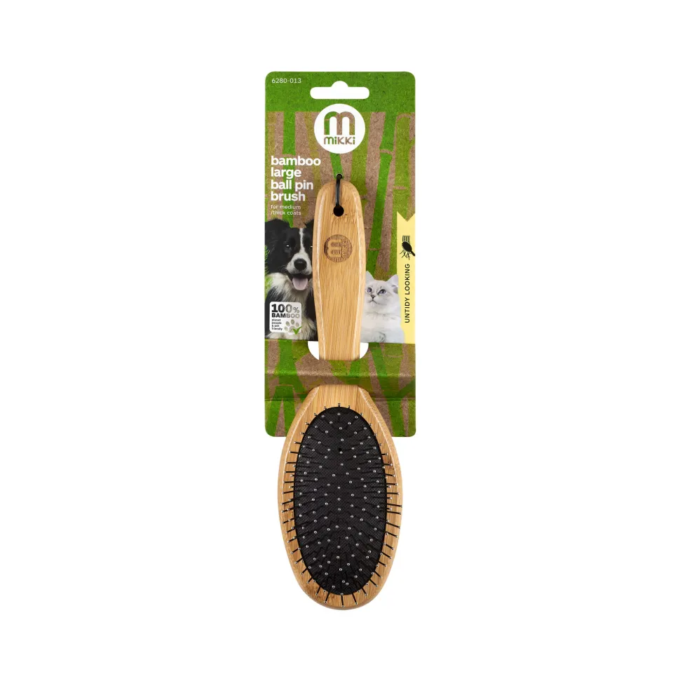 Mikki Bamboo Ball Pin Brush