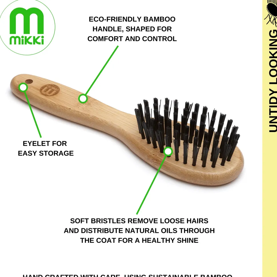 Mikki Bamboo Bristle Brush