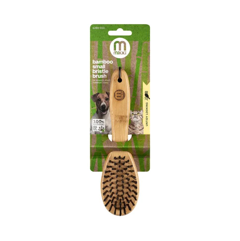 Mikki Bamboo Bristle Brush