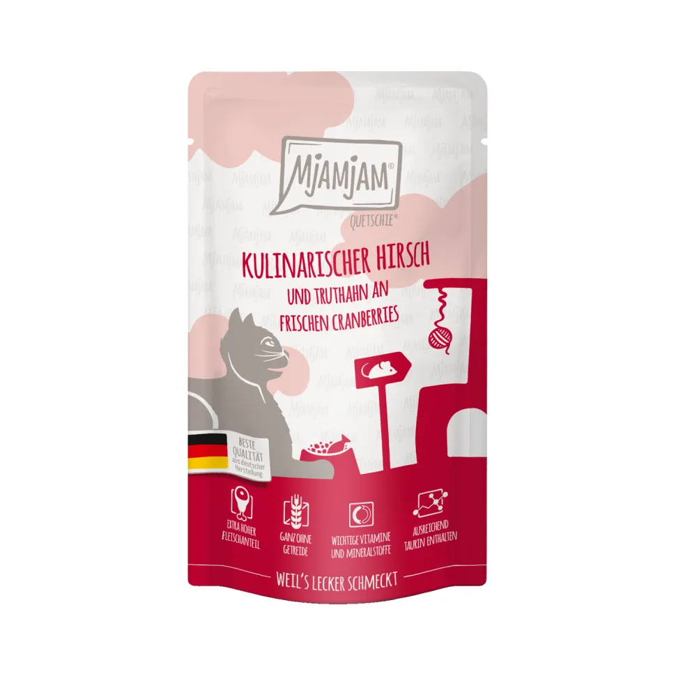MjaMjaM Natvoer - Knijpzakje Adult Cat