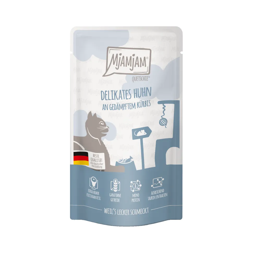 MjaMjaM Natvoer - Knijpzakje Adult Cat