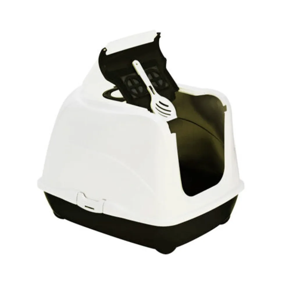 Moderna Kattentoilet Flip Cat - Zwart