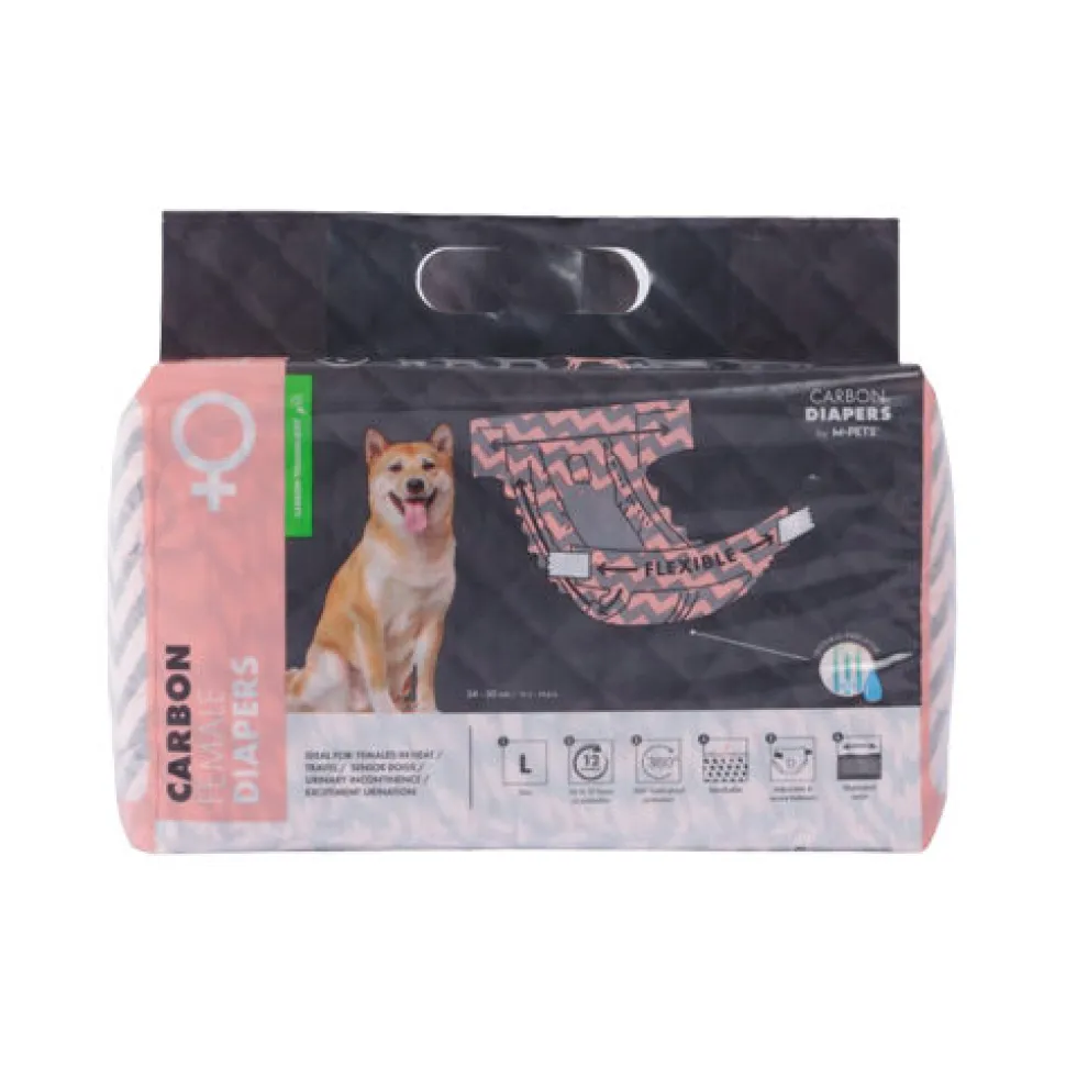 M-Pets Carbon Luiers voor Teefjes