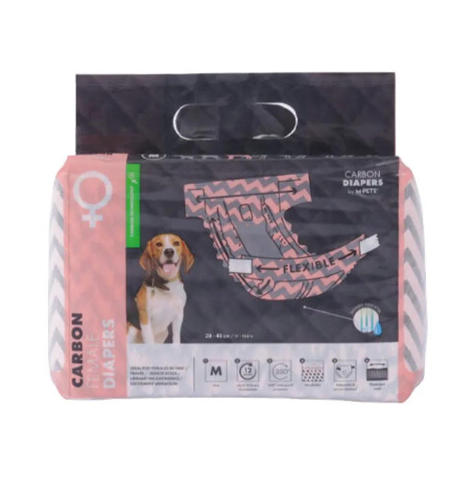 M-Pets Carbon Luiers voor Teefjes
