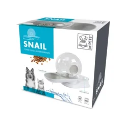 M-Pets Snail Combi Voedsel en Waterdispenser