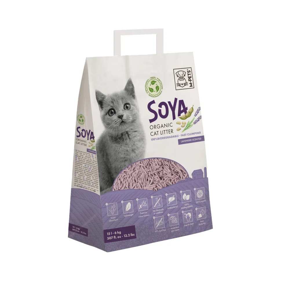M-PETS Soya Kattenbakvulling Organisch
