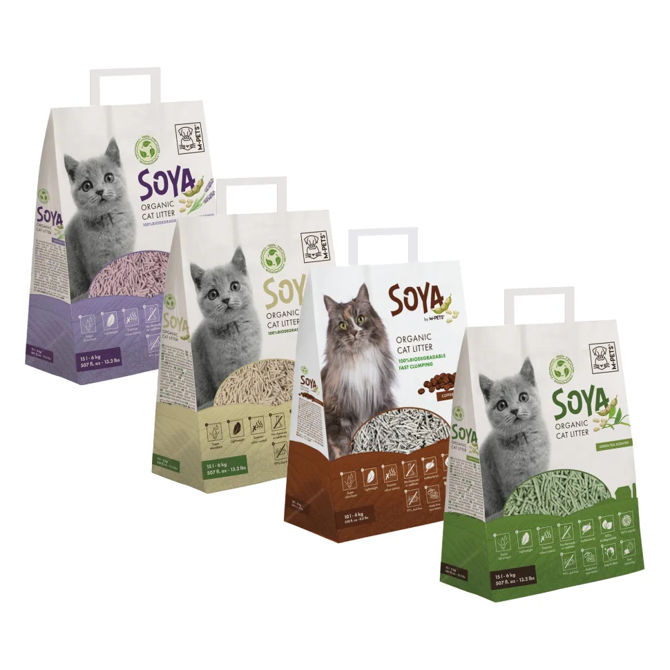 M-PETS Soya Kattenbakvulling Organisch