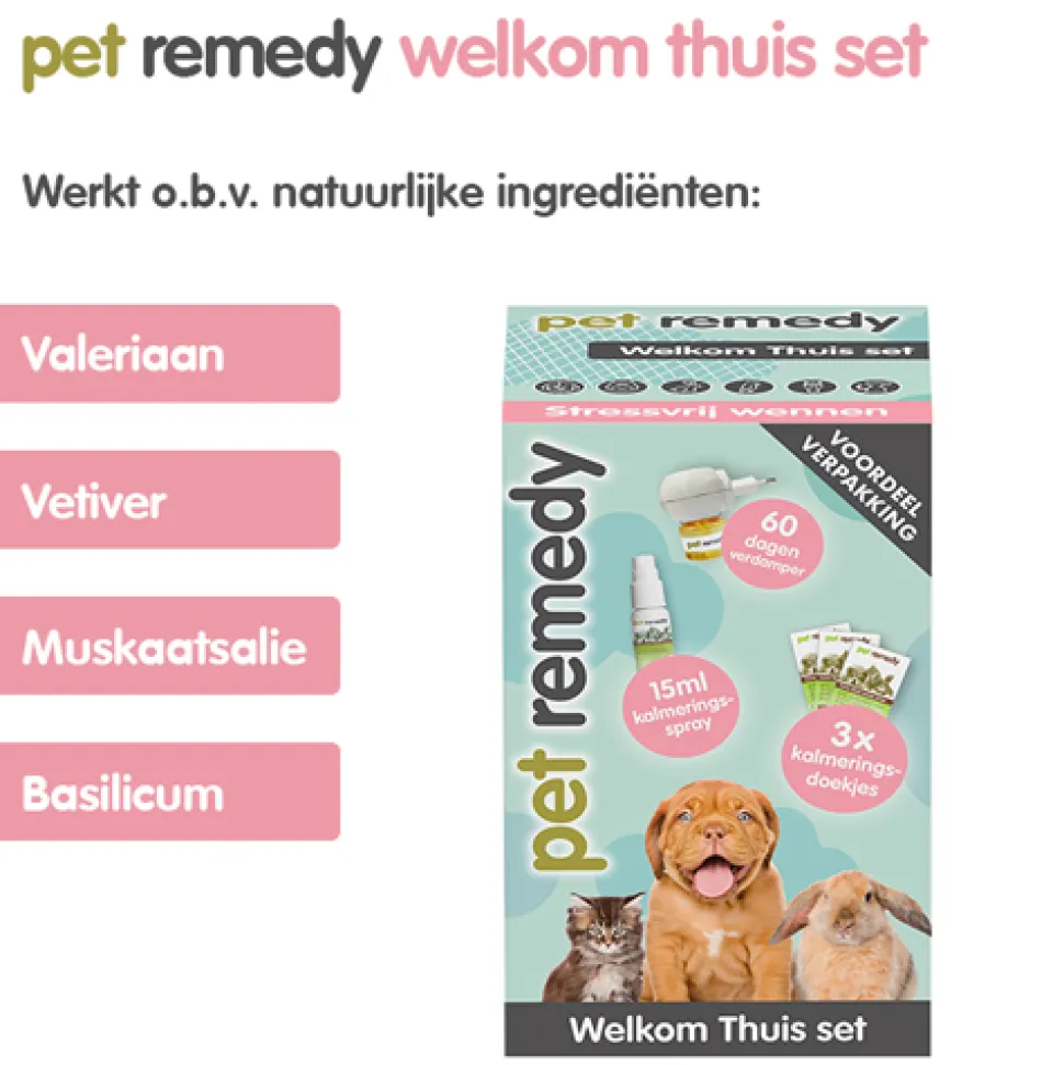 Pet Remedy Welkom Thuis Set