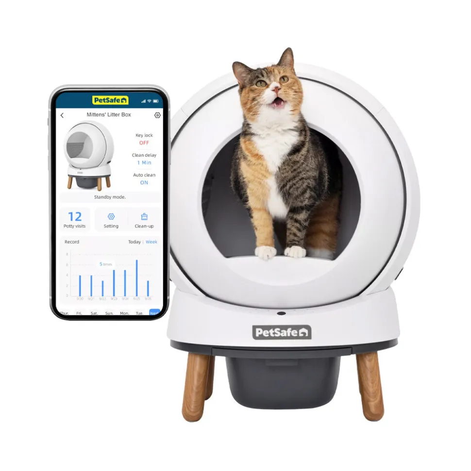 PetSafe ScoopFree SmartSpin Zelfreinigende Kattenbak