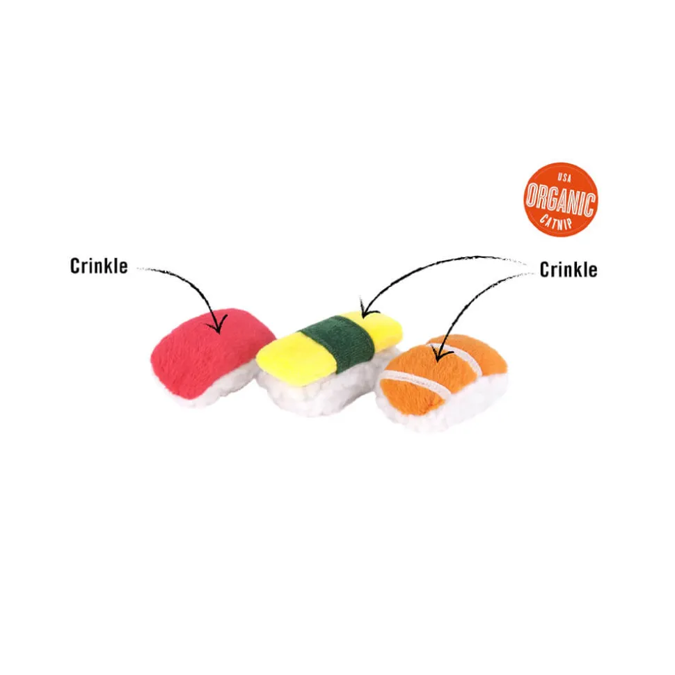 P.L.A.Y. Pet Feline Frenzy Cat Toy - Sushi