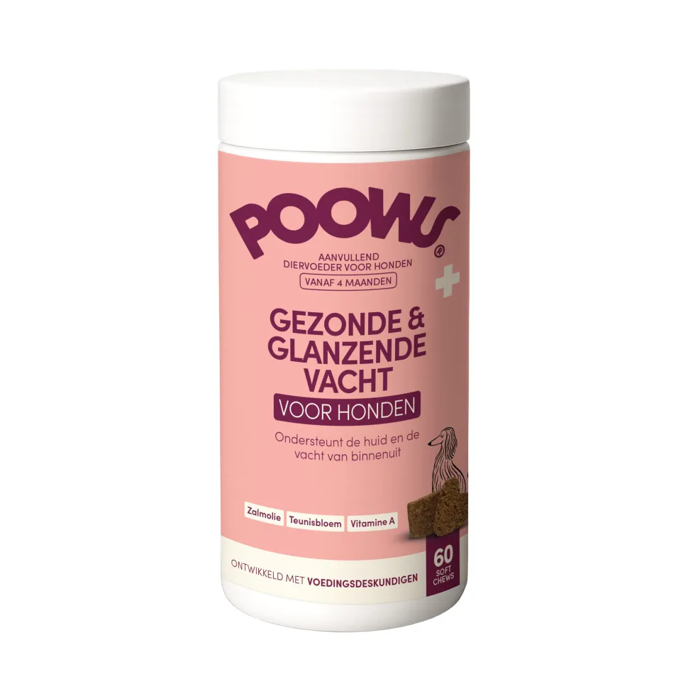 Poows Gezonde & Glanzende Vacht - Hond