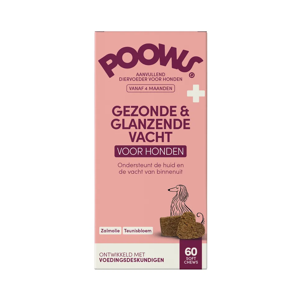 Poows Gezonde & Glanzende Vacht - Hond