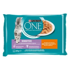Purina ONE Sensitive Fijne Malse Reepjes in Saus
