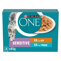 Purina ONE Sensitive Fijne Malse Reepjes in Saus