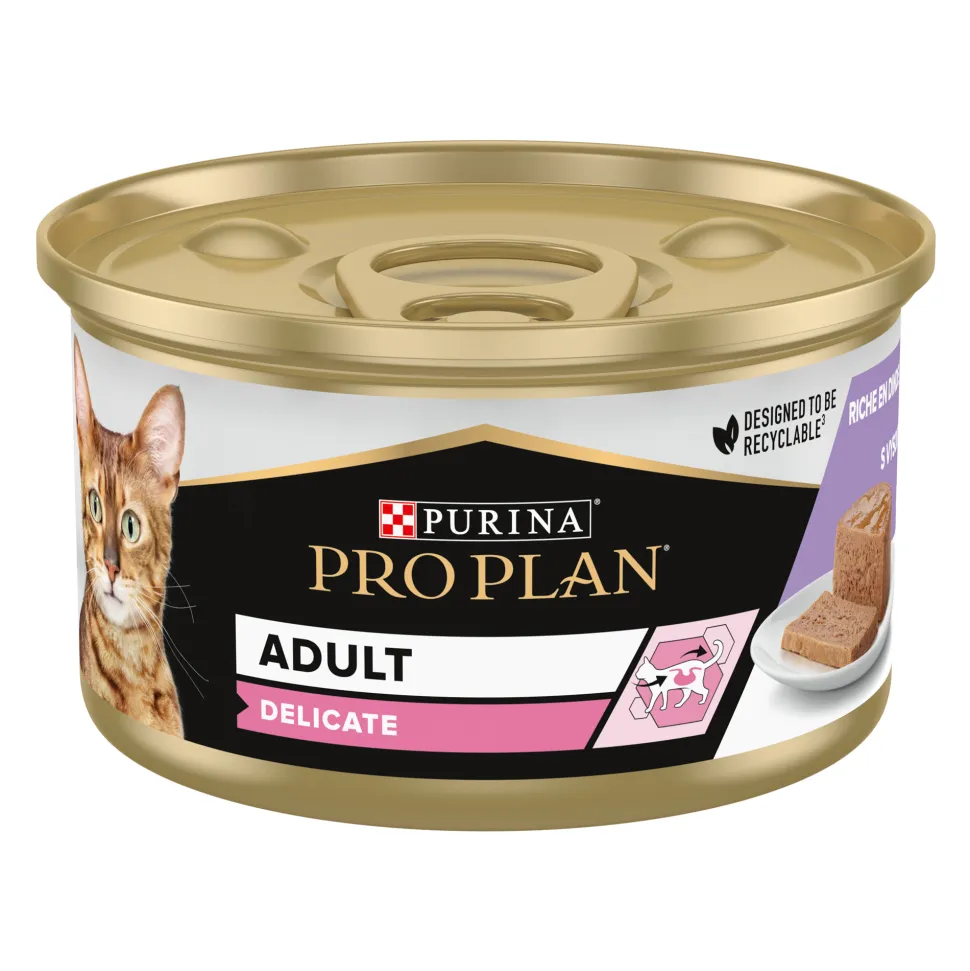 Purina Pro Plan Delicate Adult Cat Mousse met Kalkoen