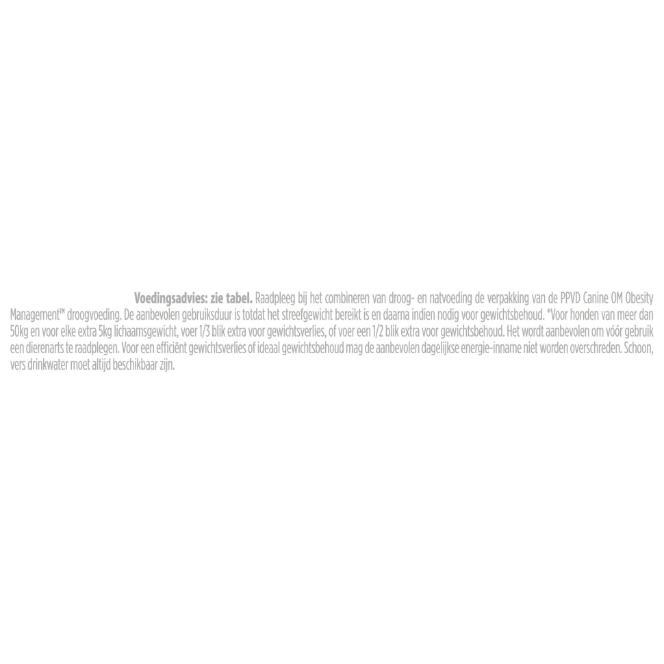 Purina Pro Plan Veterinary Diets OM Obesity Management - Hond - Blik