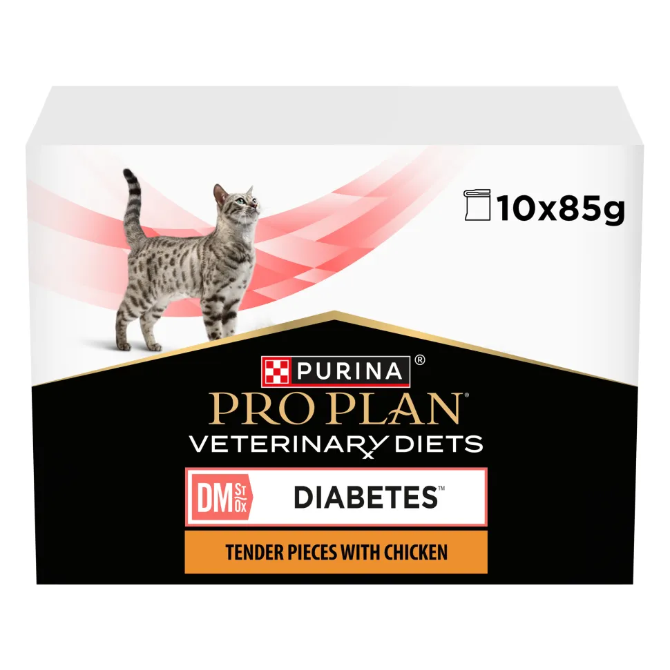 Purina Pro Plan Veterinary Diets DM Diabetes Management - Kat - Pouch Kip