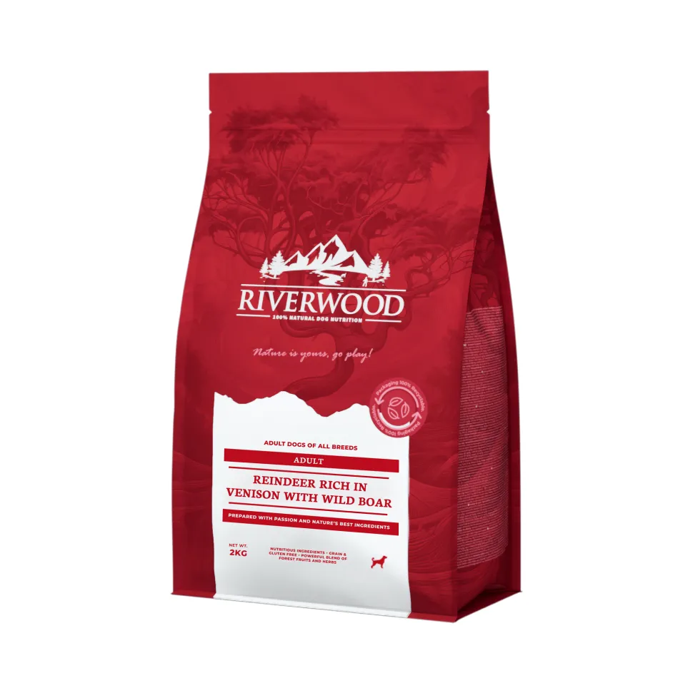 Riverwood Adult Hondenvoer - Rendier & Hert met Wild Zwijn