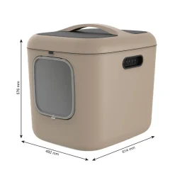 Rotho - Kattentoilet XL Biala