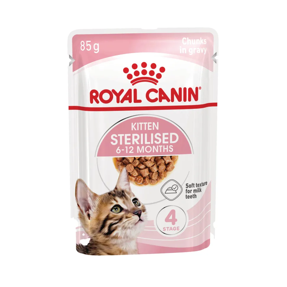 Royal Canin Kitten Sterilised in Gravy - Maaltijdzakje