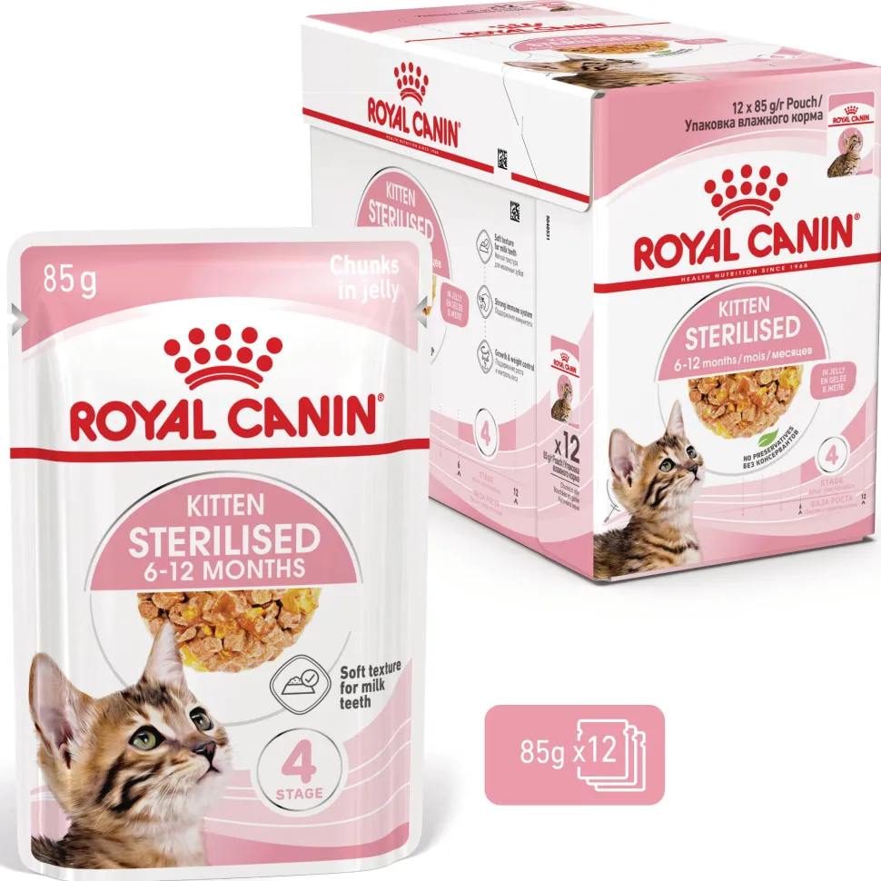 Royal Canin Kitten Sterilised in Jelly - Maaltijdzakje