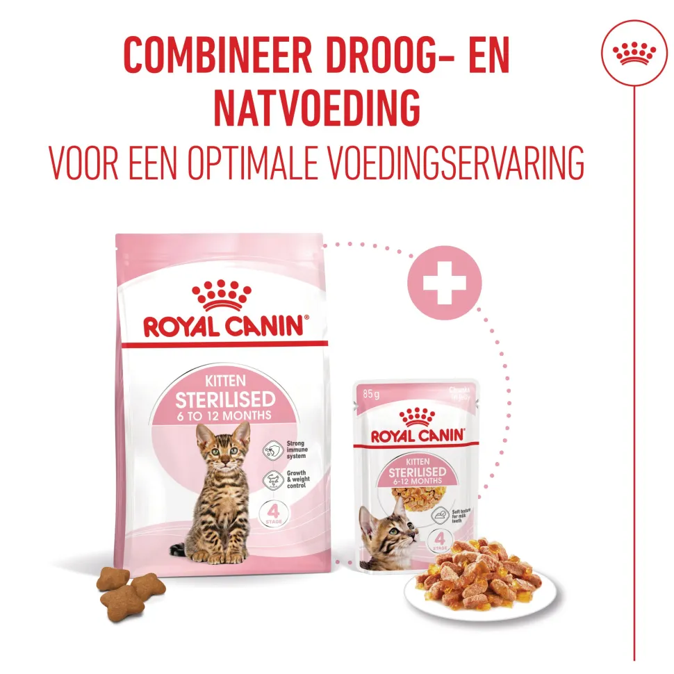 Royal Canin Kitten Sterilised in Jelly - Maaltijdzakje