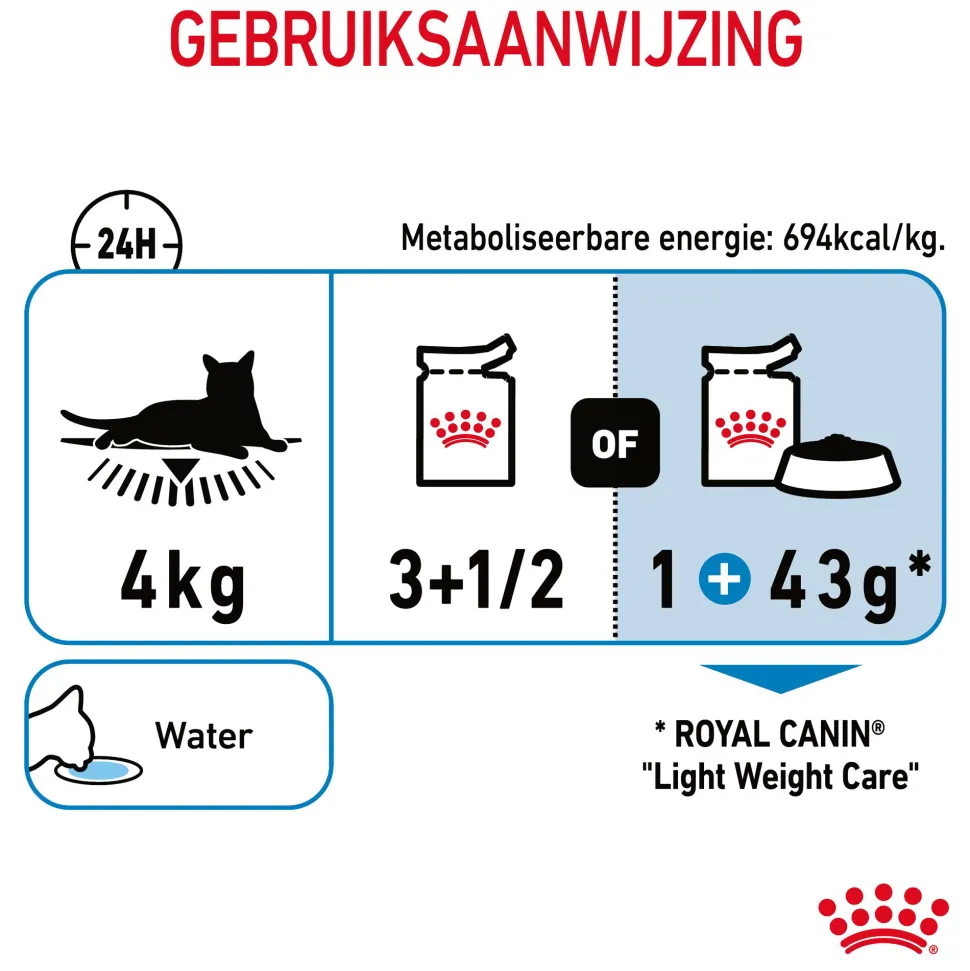 Royal Canin Light Weight Care in Gravy - Kattenvoer