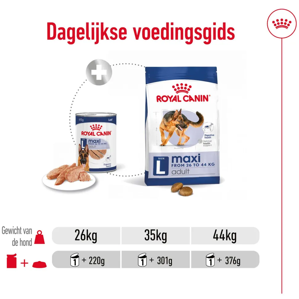 Royal Canin Maxi Adult Wet - Blik - Hondenvoer